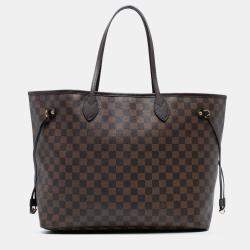 Pre Owned Louis Vuitton Brown Damier Ebene Neverfull GM