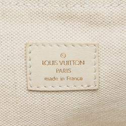 Pre Owned Louis Vuitton White Polka Dots Bowly