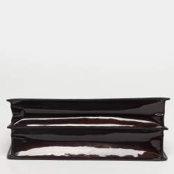 Pre Owned Louis Vuitton Amarante Monogram Vernis Deesse GM Bag