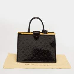 Pre Owned Louis Vuitton Amarante Monogram Vernis Deesse GM Bag