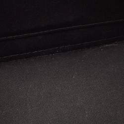 Pre Owned Louis Vuitton Citrine/Black Monogram Vernis Stickers Alma BB Bag