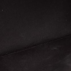 Pre Owned Louis Vuitton Citrine/Black Monogram Vernis Stickers Alma BB Bag