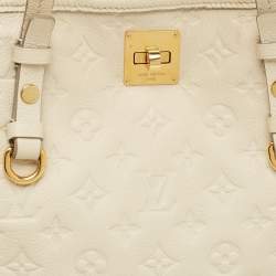 Pre Owned Louis Vuitton Neige Monogram Empreinte Leather Citadine PM Bag