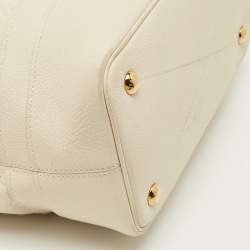 Pre Owned Louis Vuitton Neige Monogram Empreinte Leather Citadine PM Bag