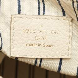 Pre Owned Louis Vuitton Neige Monogram Empreinte Leather Citadine PM Bag