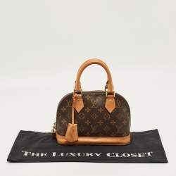 Pre Owned Louis Vuitton Monogram Canvas Alma BB Bag