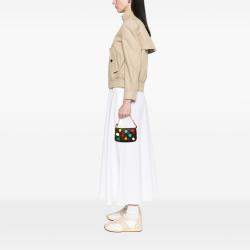 Pre Owned Louis Vuitton Brown Yayoi Kusama Monogram Painted Dots Mini Pochette Accessoires