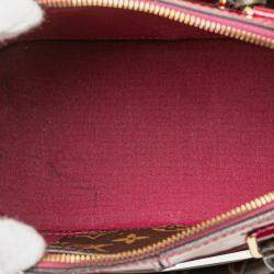 Pre Owned Louis Vuitton Purple Vernis Miroir Alma BB