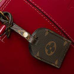 Pre Owned Louis Vuitton Purple Vernis Miroir Alma BB