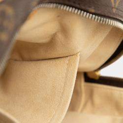 Pre Owned Louis Vuitton Brown Monogram Manhattan PM