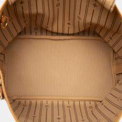 Pre Owned Louis Vuitton Brown Monogram Neverfull PM