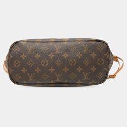Pre Owned Louis Vuitton Brown Monogram Neverfull PM