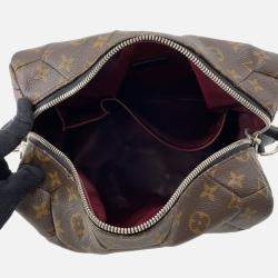 Pre Owned Louis Vuitton Exagon Neo Trocadero Noir/Brown Monogram Macassar Canvas