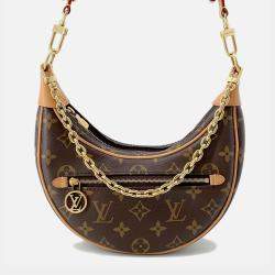 Pre Owned Louis Vuitton Loop Beige Monogram