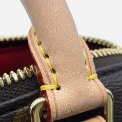 Pre Owned Louis Vuitton Speedy Bandouliere Brown Monogram Size 20