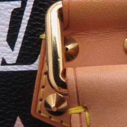 Pre Owned Louis Vuitton Trouville Noir/Beige Monogram Multicolor