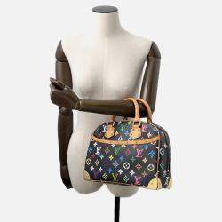 Pre Owned Louis Vuitton Trouville Noir/Beige Monogram Multicolor