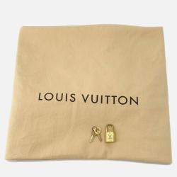 Pre Owned Louis Vuitton Deauville Bowling Vanity Brown Monogram