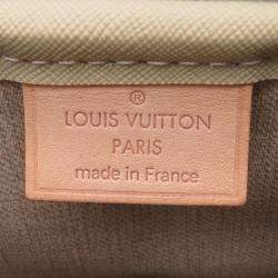 Pre Owned Louis Vuitton Deauville Bowling Vanity Brown Monogram