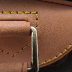 Pre Owned Louis Vuitton Deauville Bowling Vanity Brown Monogram