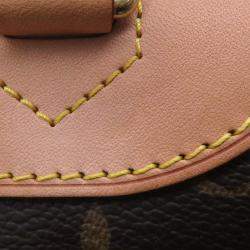 Pre Owned Louis Vuitton Deauville Bowling Vanity Brown Monogram