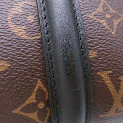 Pre Owned Louis Vuitton Soufflot Nv Noir Monogram Macassar Canvas Size Mm