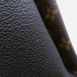 Pre Owned Louis Vuitton Soufflot Nv Noir Monogram Macassar Canvas Size Mm