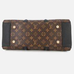 Pre Owned Louis Vuitton Soufflot Nv Noir Monogram Macassar Canvas Size Mm