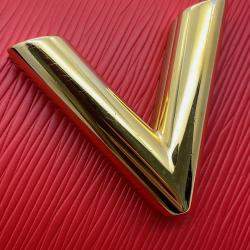 Pre Owned Louis Vuitton Twist Coquelicot Epi Leather Size Mm