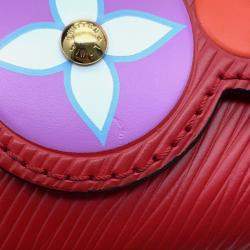 Pre Owned Louis Vuitton Twist Coquelicot Epi Leather Size Mm