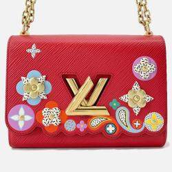 Pre Owned Louis Vuitton Twist Coquelicot Epi Leather Size Mm