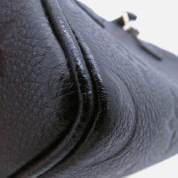 Pre Owned Louis Vuitton Nano Speedy Noir Monogram Empreinte Leather