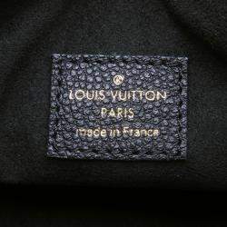 Pre Owned Louis Vuitton Nano Speedy Noir Monogram Empreinte Leather