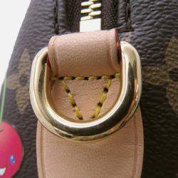 Pre Owned Louis Vuitton Tm Speedy Bandouliere Red Monogram Cherry Size 20