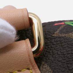 Pre Owned Louis Vuitton Tm Speedy Bandouliere Red Monogram Cherry Size 20
