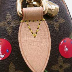 Pre Owned Louis Vuitton Tm Speedy Bandouliere Red Monogram Cherry Size 20