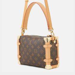 Pre Owned Louis Vuitton Side Trunk Brown Monogram Size Mm