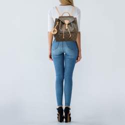 Pre Owned Louis Vuitton Monogram Canvas Montsouris PM Backpack