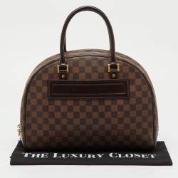 Pre Owned Louis Vuitton Damier Ebene Canvas Nolita Bag
