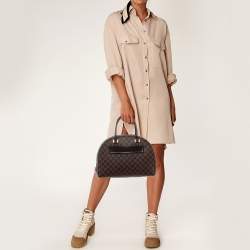 Pre Owned Louis Vuitton Damier Ebene Canvas Nolita Bag