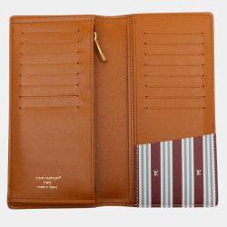 Pre Owned Louis Vuitton White Monogram Heritage Portefeuille Brazza Wallet