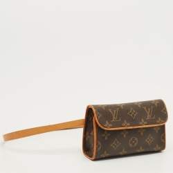 Pre Owned Louis Vuitton Monogram Canvas Pochette Florentine Belt Bag