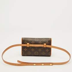 Pre Owned Louis Vuitton Monogram Canvas Pochette Florentine Belt Bag