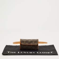 Pre Owned Louis Vuitton Monogram Canvas Pochette Florentine Belt Bag