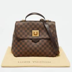 Pre Owned Louis Vuitton Damier Ebene Canvas Bergamo MM Bag