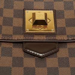 Pre Owned Louis Vuitton Damier Ebene Canvas Bergamo MM Bag
