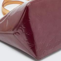 Pre Owned Louis Vuitton Violette Monogram Vernis Bellevue PM Bag