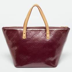 Pre Owned Louis Vuitton Violette Monogram Vernis Bellevue PM Bag