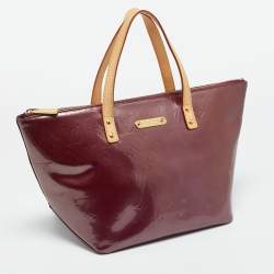 Pre Owned Louis Vuitton Violette Monogram Vernis Bellevue PM Bag