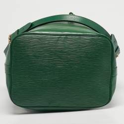 Pre Owned Louis Vuitton Borneo Green Epi Leather Noe Bag
